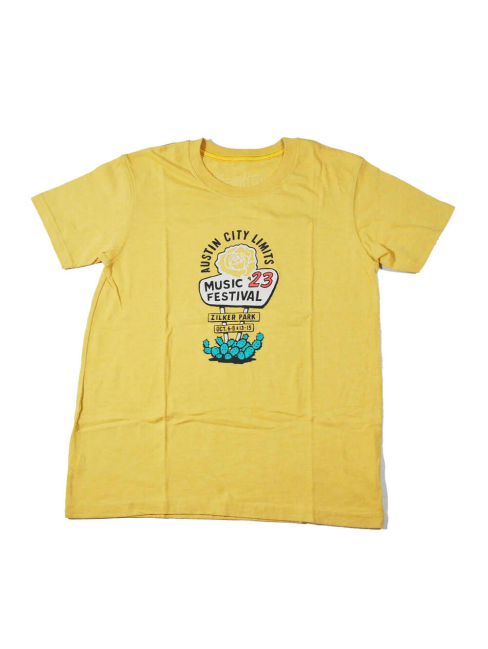 Austin City Limits Howler Brothers Yellow Festival Shirt Size Women's Large
